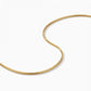 45cm Italian Necklace - 18K Gold Plated