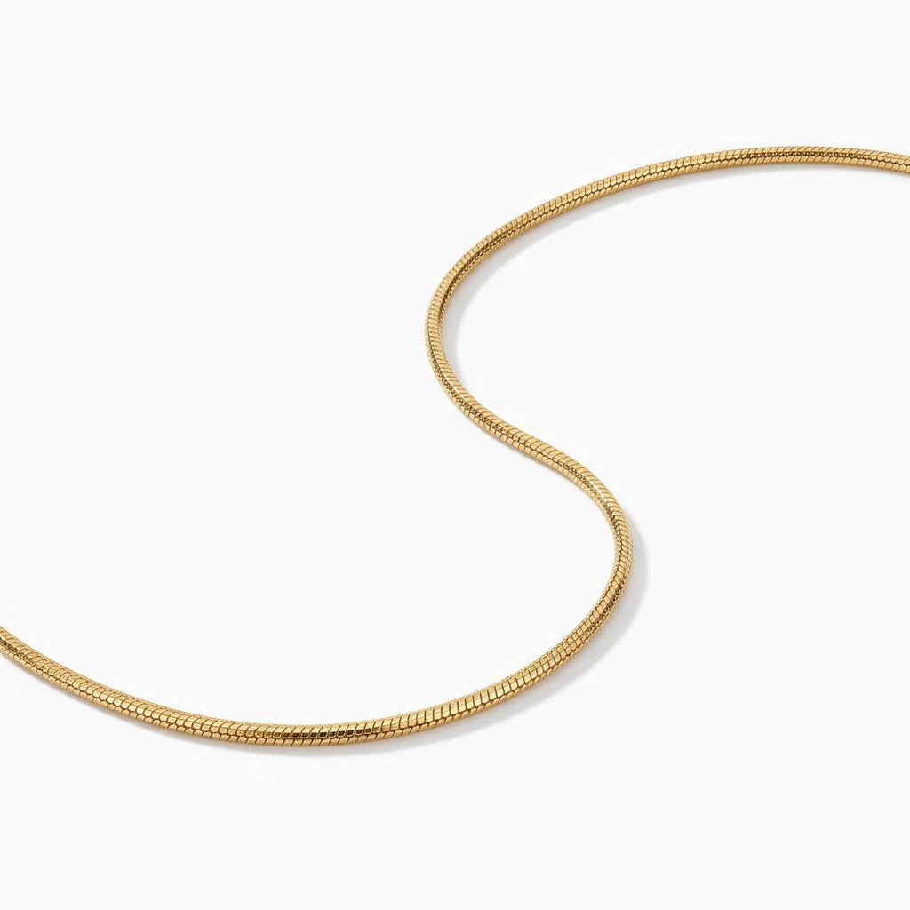 45cm Italian Necklace - 18K Gold Plated