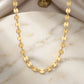Delicate Mini Circle Kids Necklace - 18K Gold Plated