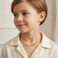 Delicate Mini Circle Kids Necklace - 18K Gold Plated