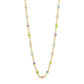 Colorful Mini Cubic Zirconia Kids Necklace - 18K Gold Plated