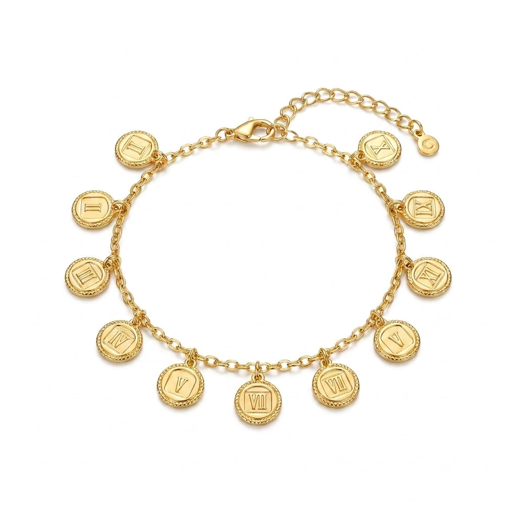 Ten Commandments Bracelet - 18K Gold Plated
