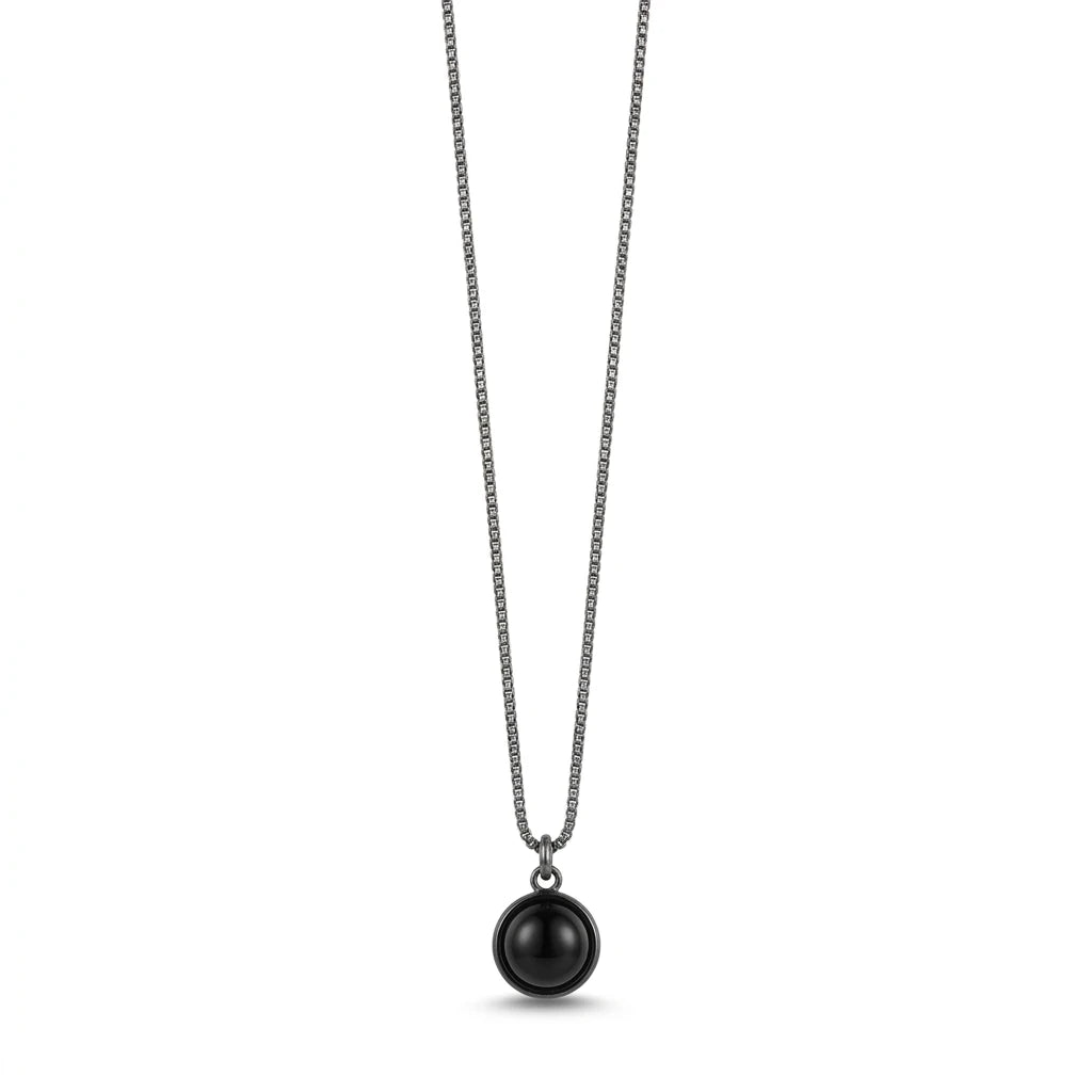 Boy's Necklace 45cm - Black Rhodium Plated