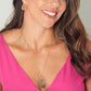 18K Gold Plated Star Square Click Hoops Earrings