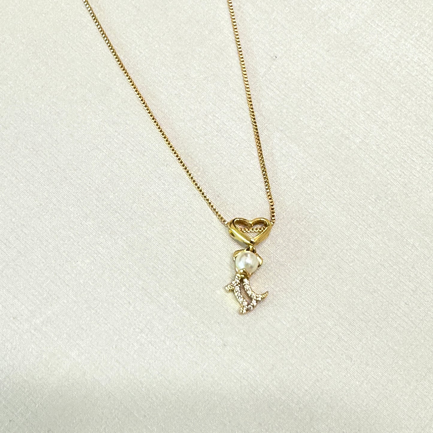 18K Gold Plated Dog Necklace