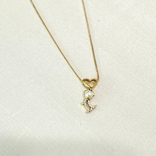 18K Gold Plated Dog Necklace