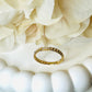 18K Gold Plated Studded Zirconia Ring