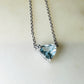 Sky Blue Topaz on Rhodium-finished 925 Sterling Silver Necklace