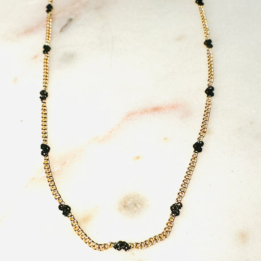 Delicate Mini Hearts 18K Gold Plated Long Necklace