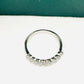Eternity 3mm Zirconia White Rhodium Plated Ring