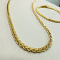 Detailed Chain 18K Gold Plated Necklace