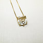 Square Stone Holy Spirit - 18K Gold Plated Necklace