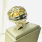 Bi-Color - White Rhodium and 18K Gold Plated Ring