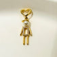Boy with Pearl Pendant - 18K Gold Plated