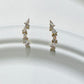 Ear Cuff Earrings Stud Zirconia - 18K Gold Plated