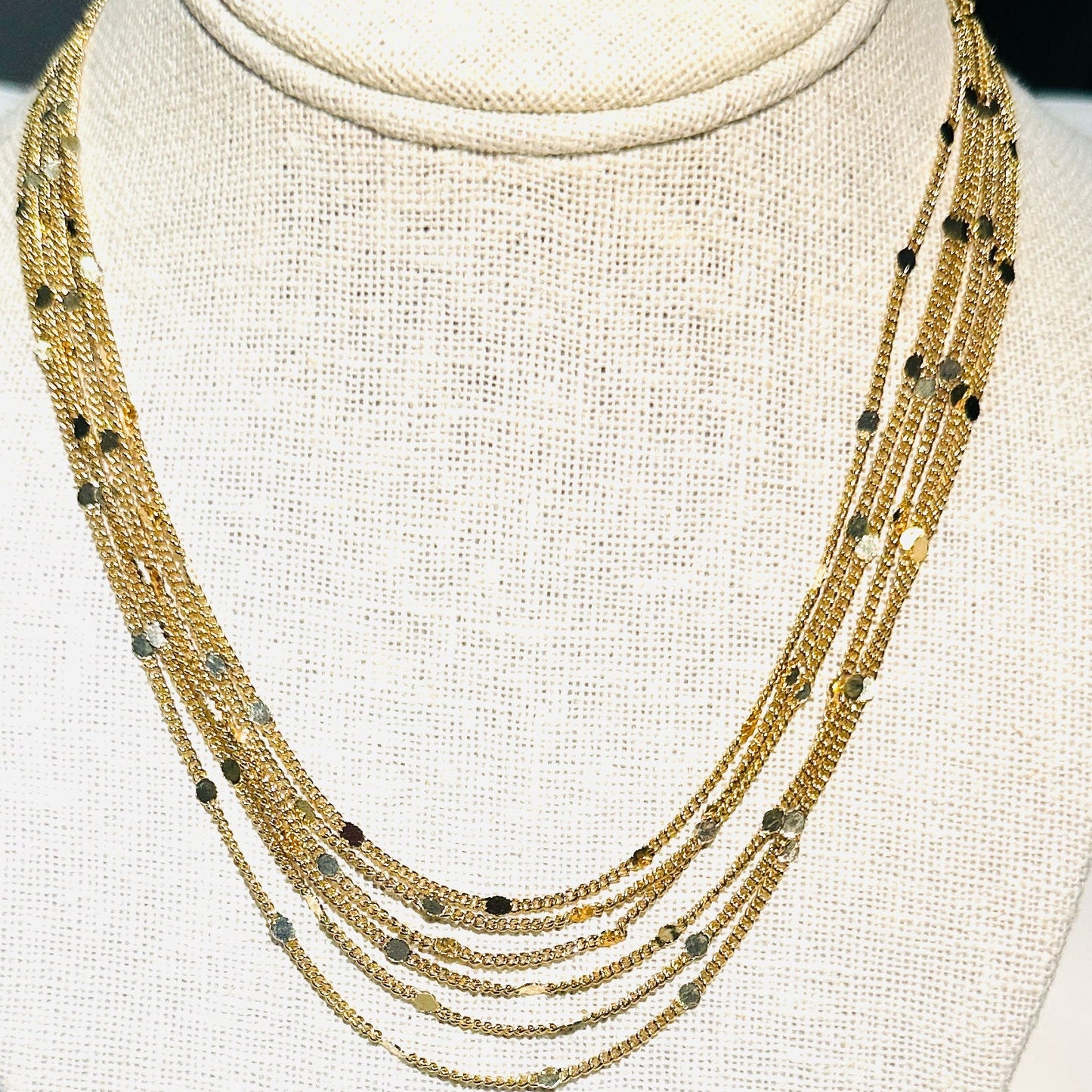 Delicate Mini Circles 18K Gold Plated Bracelet