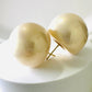 18K Gold Plated Maxi Stud Pearls Earrings