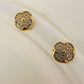 Pave Clover Stud Earrings - 18K Gold Plated