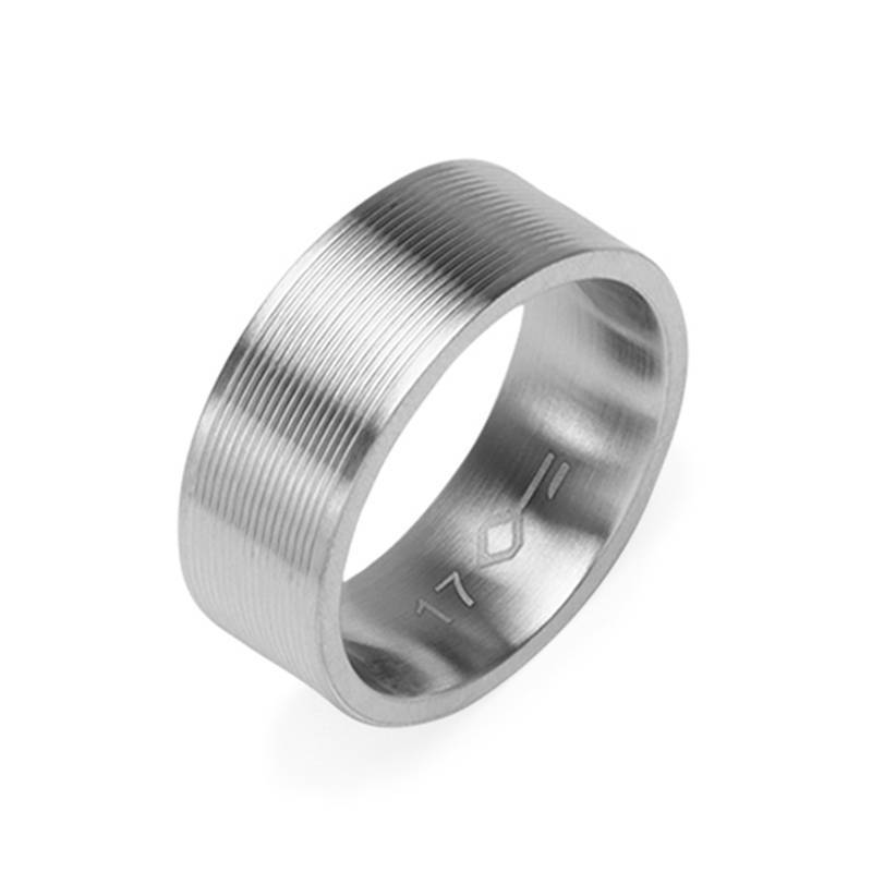 Male Steel Silver Ring