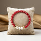 Pearls and Pink Crystals Bracelet - 18K Gold Plated