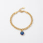 Evil Eye Bracelet - 18K Gold Plated