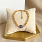 Evil Eye Bracelet - 18K Gold Plated