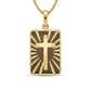 Religious Cross Pendant - 18K Gold Plated