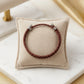 Men's Adjustable Brown Leather Bracelet