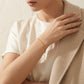 Thin Herringbone Snake Bracelet - 18K Gold Plated
