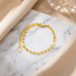 Delicate Mini Circle Bracelet - 18K Gold Plated