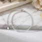 Zirconia Tennis Bracelet - White Rhodium Plated
