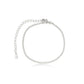 Zirconia Tennis Bracelet - White Rhodium Plated