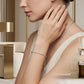 Zirconia Tennis Bracelet - White Rhodium Plated