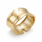 18K Gold Plated Organic Cuff Bracelet