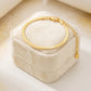 Herringbone Flat Bracelet - 18K Gold Plated