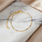 18K Gold Plated Delicate Mini Hearts Bracelet