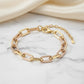 Paperclip Bracelet - 18K Gold Plated