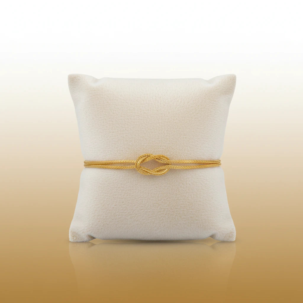Double Detailed Chain Bracelet -18K Gold Plated