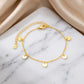 Delicate Mini Circle Bracelet - 18K Gold Plated