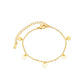 Delicate Mini Circle Bracelet - 18K Gold Plated