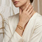 Bangle Open Bracelet - 18K Gold Plated