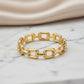 Bold Link Bracelet - 18K Gold Plated