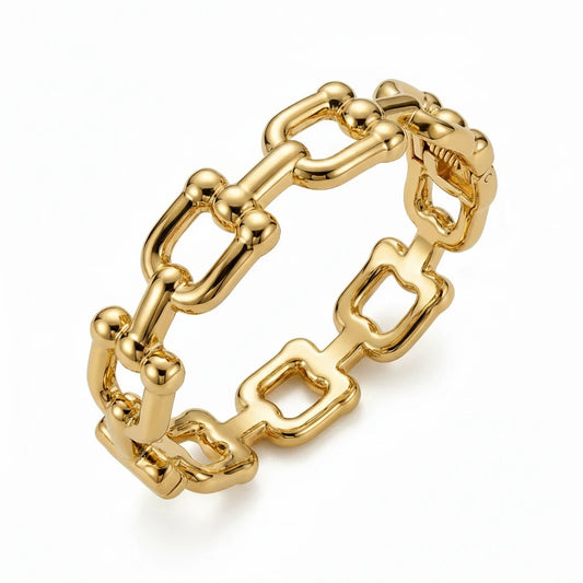 Bold Link Bracelet - 18K Gold Plated