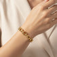 Bold Link Bracelet - 18K Gold Plated