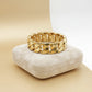 Large Cuban Link Bracelet - 18K Gold Plated