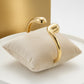 Bangle Open Bracelet - 18K Gold Plated