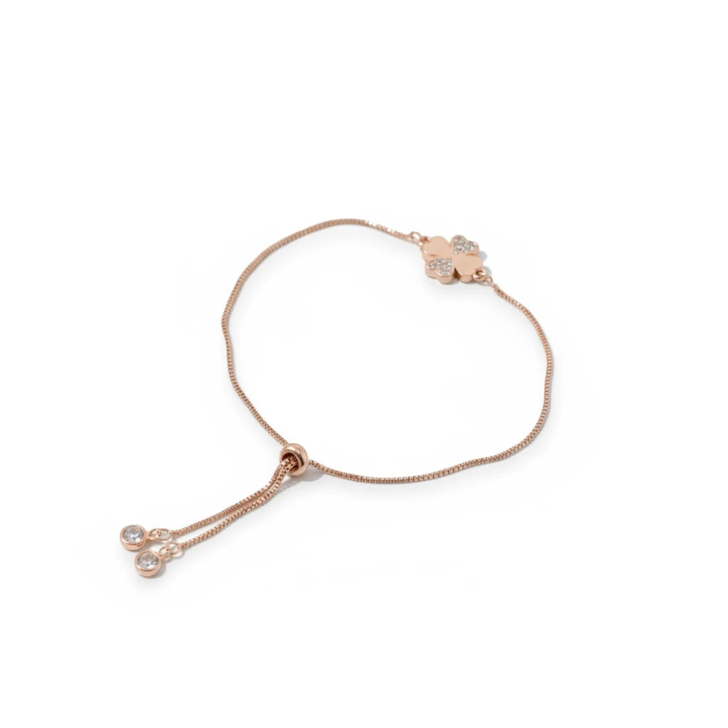 Lucy Clover Bracelet - 18K Gold Plated
