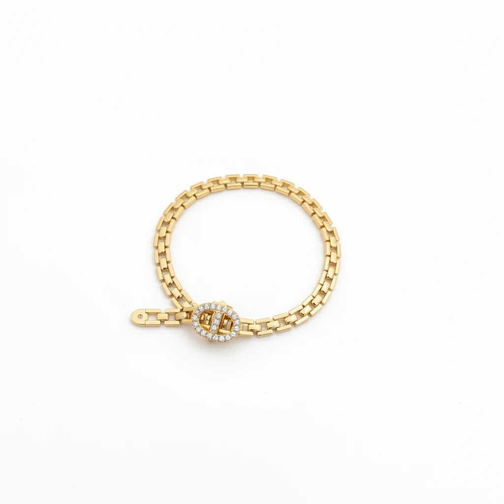 Link Bracelet - 18K Gold Plated