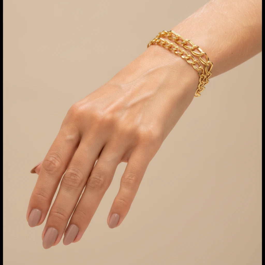 Link Bracelet - 18K Gold Plated