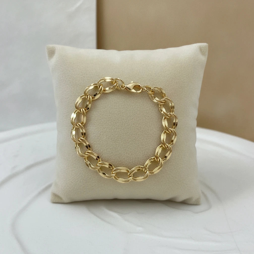 Link Bracelet - 18K Gold Plated